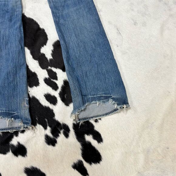 Vintage Big Star Women's Bootcut Flare Distressed Jeans Size 28L - Picture 8 of 16